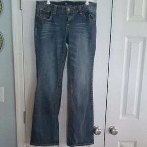 Women's Classic Blue Boot Cut Jeans